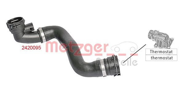 METZGER 2420095 Kühlerschlauch